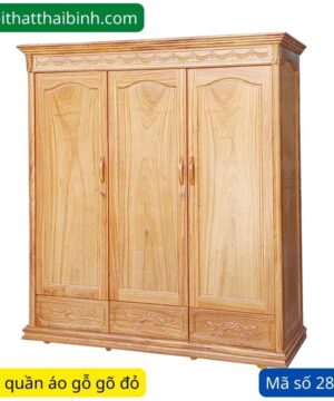 Tủ áo gỗ gõ đỏ MS 2834