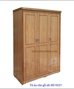 Tủ áo vân gỗ sồi MS 9257 Giá 1m6 = 6.800.000đ