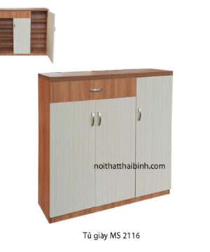 Tủ giày đẹp 1m MS 2116