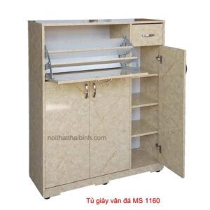 Tủ giầy thông minh vân đá MS 1160 Giá bán = 2.900.000 đ giảm còn =2.600.000 đ