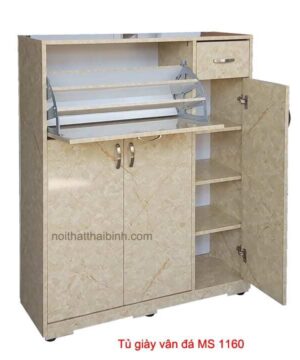 Tủ giầy thông minh vân đá MS 1160 Giá bán = 2.900.000 đ giảm còn =2.600.000 đ
