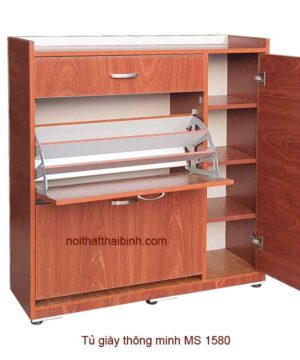 Tủ giày thông minh cửa lật MS 1580 Giá bán= 2,700,000đ giảm còn= 2,200,000đ
