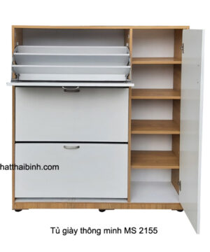 Mẫu tủ giày thông minh đẹp MS 2155
