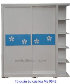 Tủ quần áo cửa lùa giá rẻ MS 9542 Giá 1m8 =8.000.000
