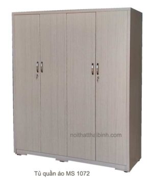 Tủ quần áo 4 cánh MS 1072 Giá bán = 6.500.000 đ