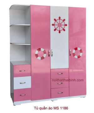 Tủ quần áo đẹp MS 1186 Giá bán = 8.500.000đ giảm còn = 7.500.000đ