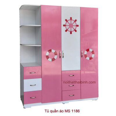 Tủ quần áo đẹp MS 1186 Giá bán = 8.500.000đ giảm còn = 7.500.000đ