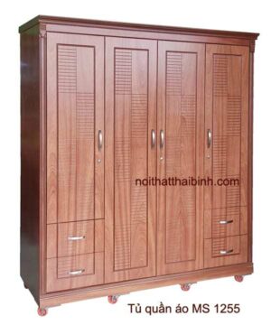 Tủ quần áo MS 1255 Giá bán = 8.500.000 đ giảm còn = 7.500.000 đ