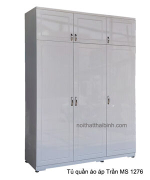 Tủ quần áo cao áp trần đẹp MS 1276 Giá bán = 11.000.000đ giảm còn = 9.000.000đ