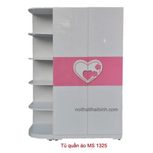 Tủ quần áo đẹp có kệ MS 1325 Giá bán= 7.000.000đ giảm còn= 6.000.000đ