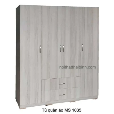 Tủ quần áo rộng 2 mét MS 1035 Giá bán = 8.500.000 đ