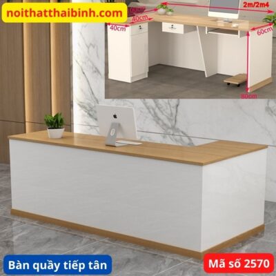 Bàn quầy tiếp tân MS 2570