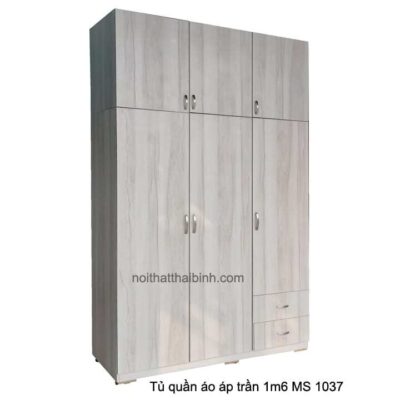 Tủ quần áo áp trần 1m6 MS 1037 Giá bán = 10.000.000 đ