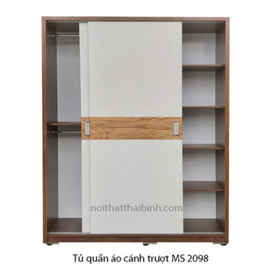 Tủ quần áo cánh trượt hiện đại MS 2098