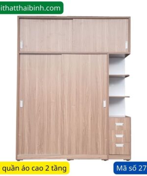 Tủ quần áo 2 tầng đẹp MS 2720