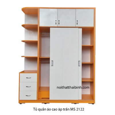 Tủ quần áo cao đụng trần MS 2022