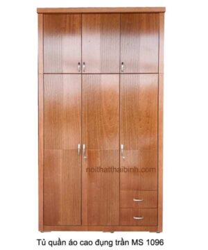 Tủ quần áo cao đụng trần MS 1096 Giá bán = 9.500.000 đ