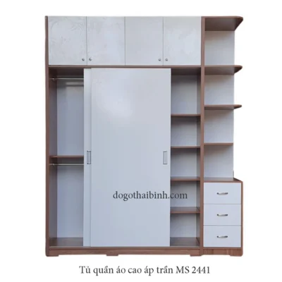 Tủ quần áo cao đụng trần MS 2441