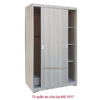 Tủ quần áo cửa lùa nhỏ MS 1017 Giá bán = 4.000.000 đ