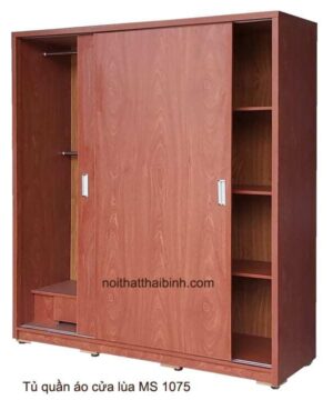 Tủ quần áo cánh trượt đẹp cao cấp MS 1075 Giá bán= 8.000.000đ giảm còn= 7.000.000đ