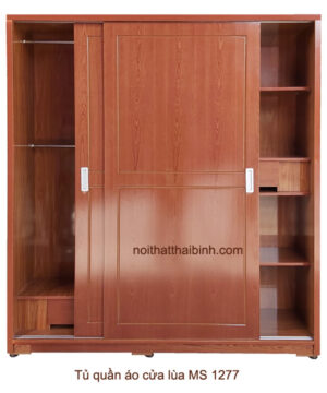 Tủ quần áo cửa lùa hiện đại đẹp MS 1277 Giá bán = 9.500.000đ giảm còn = 7.500.000đ