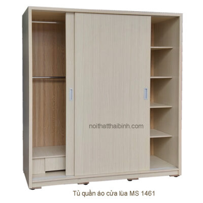 Tủ áo cánh trượt đẹp MS 1461 Giá bán= 8,000,000đ giảm còn= 7,000,000đ