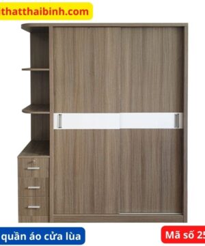 Tủ quần áo 2 cánh trượt đẹp MS 2567