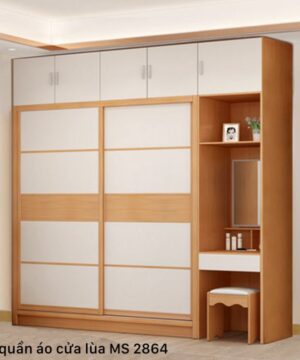 Tủ Quần Áo Kết Hợp Bàn Trang Điểm MS 2864