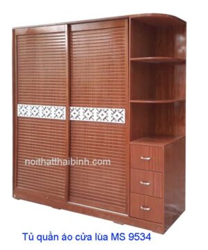 Tủ quần áo cửa lùa hiện đại MS 9534 Giá 2m0 = 9.500.000