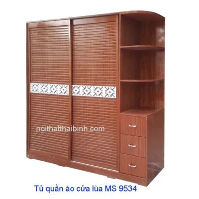Tủ quần áo cửa lùa hiện đại MS 9534 Giá 2m0 = 9.500.000