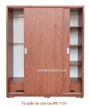 Tủ quần áo cửa lùa hiện đại tphcm MS 1131 Giá bán = 6.000.000 đ