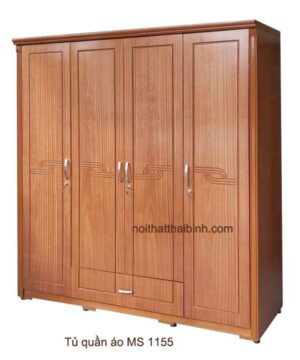 Tủ quần áo gia đình MS 1155 Giá bán= 9.500.000đ giảm còn= 8.500.000đ