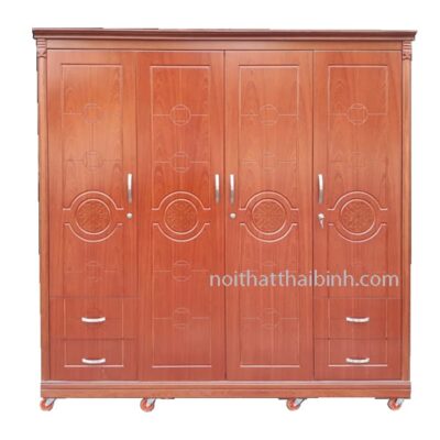 Tủ quần áo MS 9666 Giá 1m8 = 7.500.000