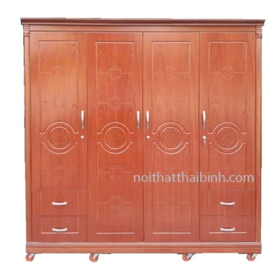 Tủ quần áo MS 9666 Giá 1m8 = 7.500.000