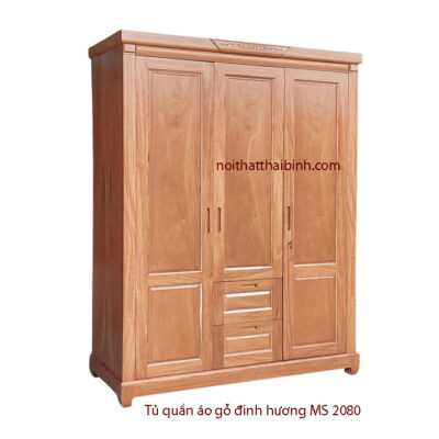 Tủ quần áo gỗ Đinh Hương MS 2080