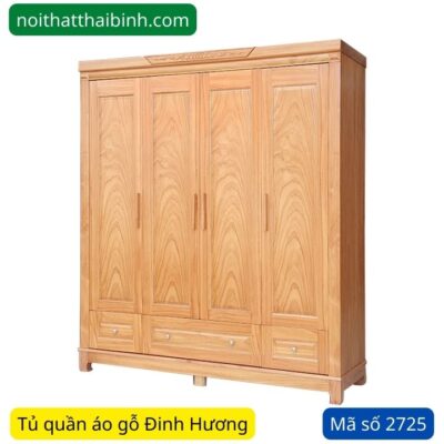 Tủ quần áo gỗ Đinh Hương MS 2725