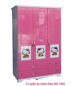 Tủ quần áo hình Hello Kitty MS 1164 Giá bán = 6.200.000đ
