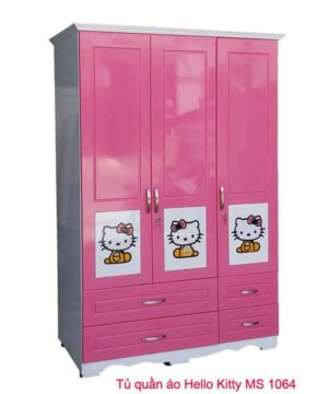 Tủ quần áo hình Hello Kitty MS 1164 Giá bán = 6.200.000đ