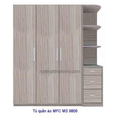Tủ quần áo mfc hiện đại MS 9806 Giá 1m8 = 7.000.000