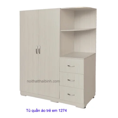 Tủ quần áo trẻ em đẹp MS 1247 Giá bán = 5.500.000đ giảm còn = 4.500.000đ