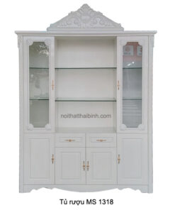 Tủ rượu đẹp sang trọng MS 1318 Giá bán= 10.500.000đ giảm còn= 8.500.000đ