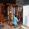 Tủ rượu gỗ căm xe MS 8991  Giá : 1m2=15.600.000 - Hình ảnh 6