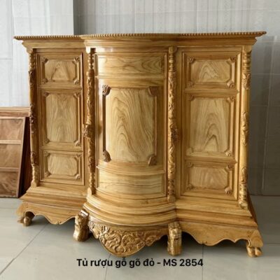 Tủ thờ gỗ gõ đỏ 1m6 MS 2854 | GIAO HỎA TỐC TPHCM