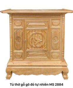 Tủ thờ gỗ gõ đỏ chạm chữ MS 2884 | GIAO HỎA TỐC TPHCM