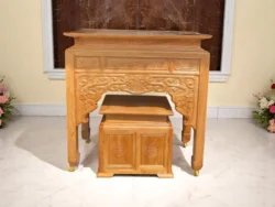 Bí quyết giúp bàn thờ gỗ luôn sáng bóng