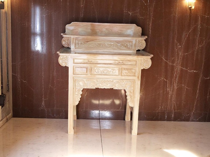 Hướng dẫn bố trí bàn thờ gỗ hợp phong thủy