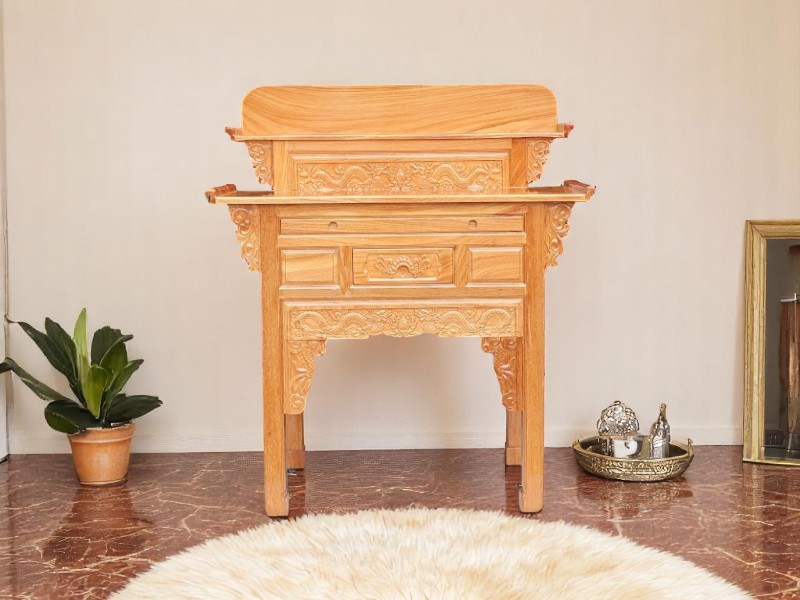 Mẹo giữ bàn thờ gỗ luôn mới như ngày đầu