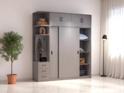 5 Cách Kết Hợp Tủ Quần Áo Với Không Gian Phòng