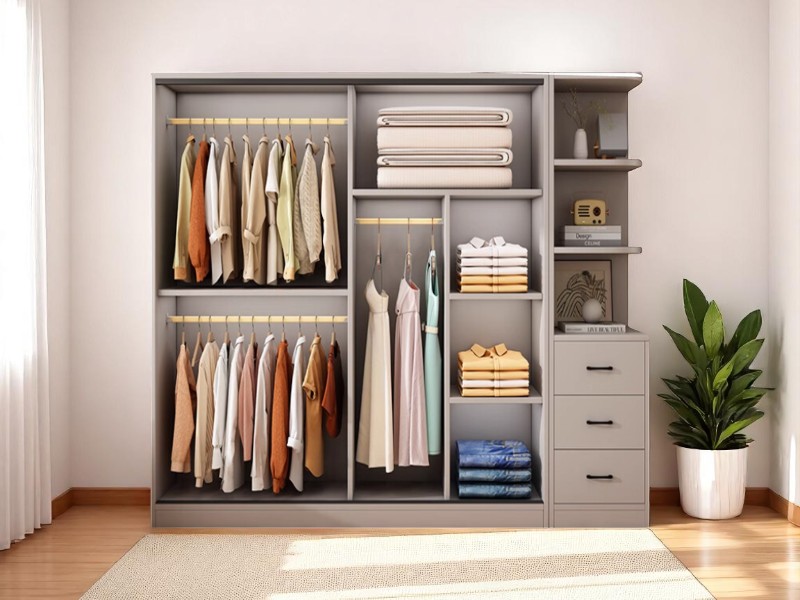 8 cách chọn màu tủ quần áo hợp tuổi