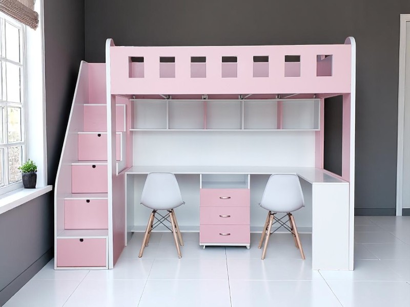 Giường tầng có ngăn kéo